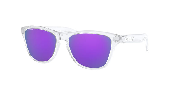 Oakley Frogskins XS Polished Clear Prizm Violet Good See Co