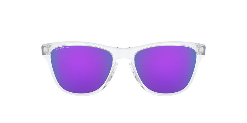 Oakley Frogskins XS Polished Clear Prizm Violet Good See Co