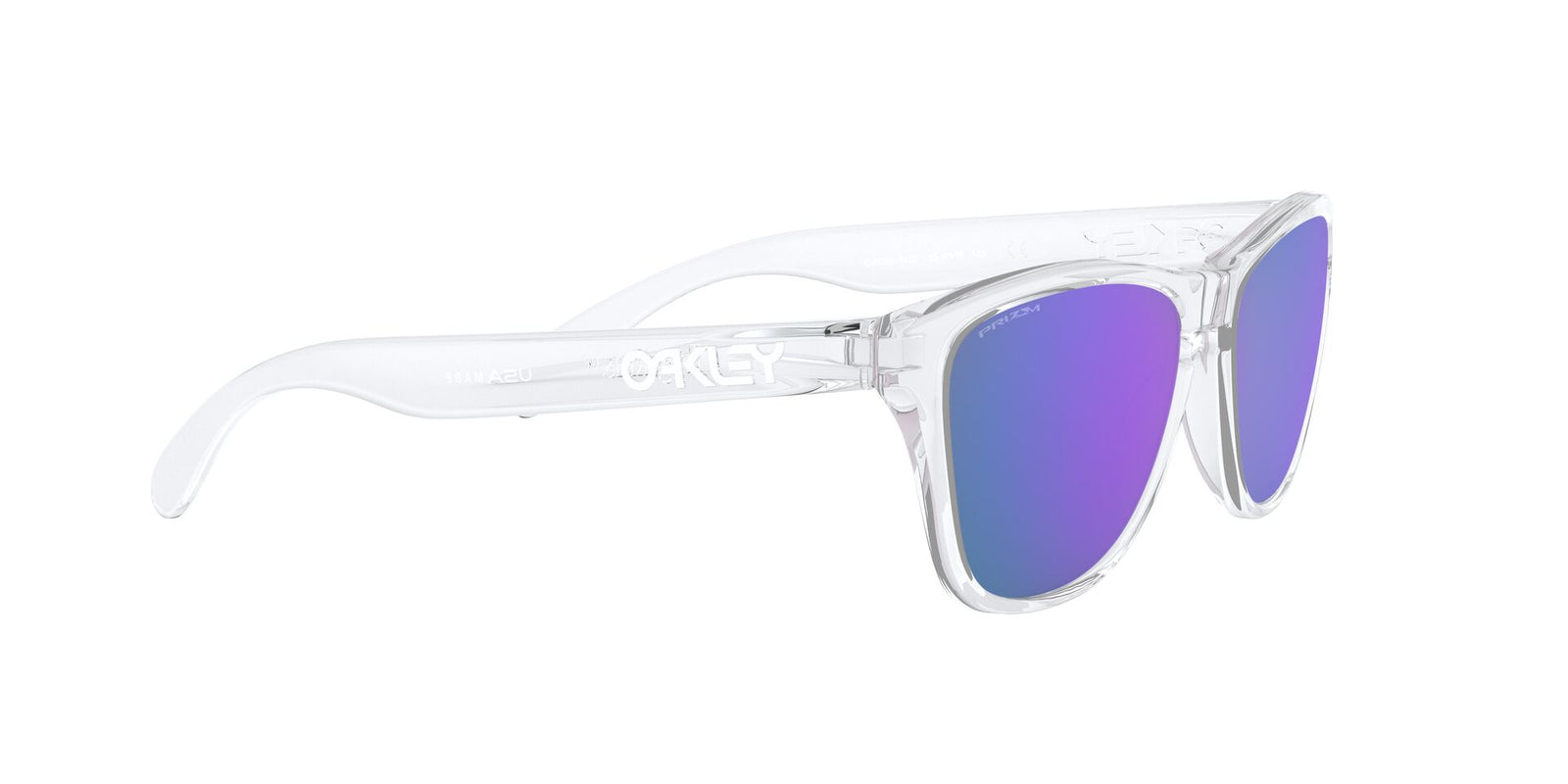 Oakley Frogskins XS Polished Clear Prizm Violet Good See Co