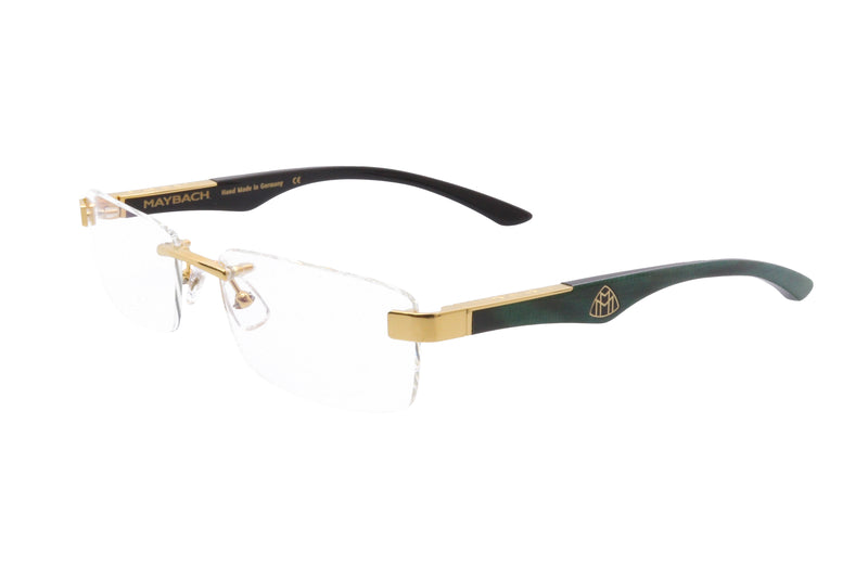 Maybach Eyewear - The Artist III (Gold/Emerald Green)