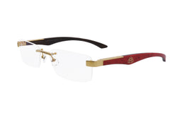 Maybach Eyewear - The Artist III (Raspberry Red BEM/Ebony/Dark Stained Eucalyptus)