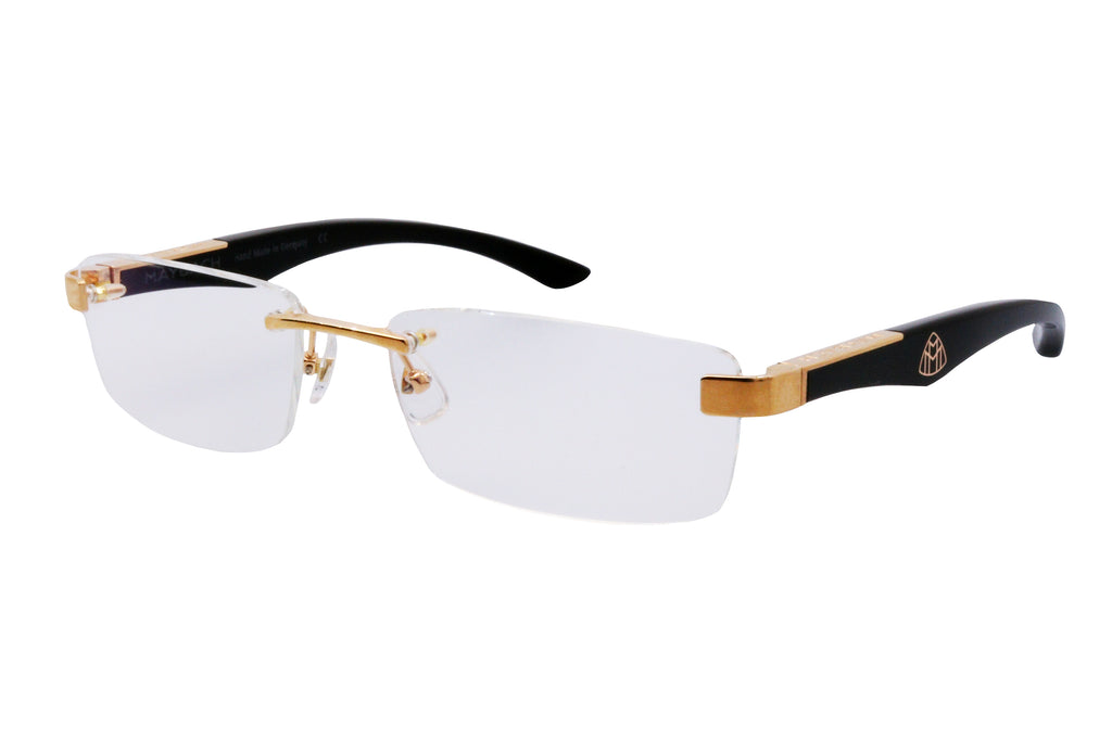 Maybach Eyewear - The Artist III (Rose Gold/Black Piano) – Good See Co.