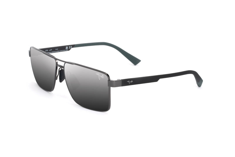 Maui Jim - Piha (Shiny Gunmetal w/ Black)