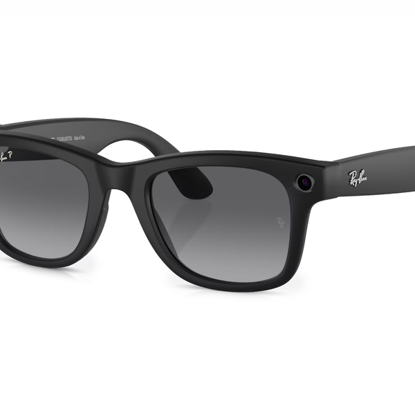 Ray Ban Meta Wayfarer Matte Black