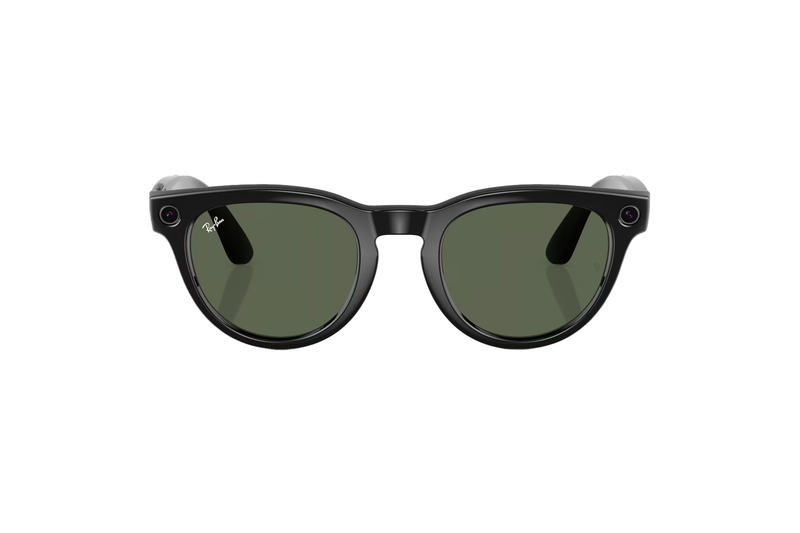 Ray-Ban - Meta Low Bridge Fit Headliner (Shiny Black)