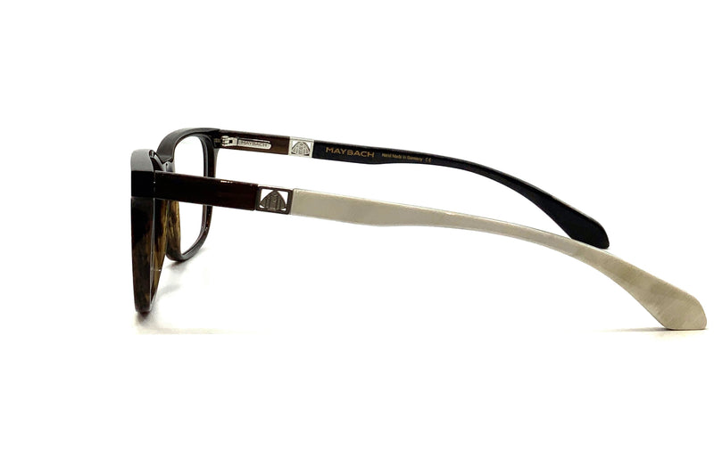 Maybach Eyewear - The Honest I (Dark Chocolate/Palladium/White Marble/Black)