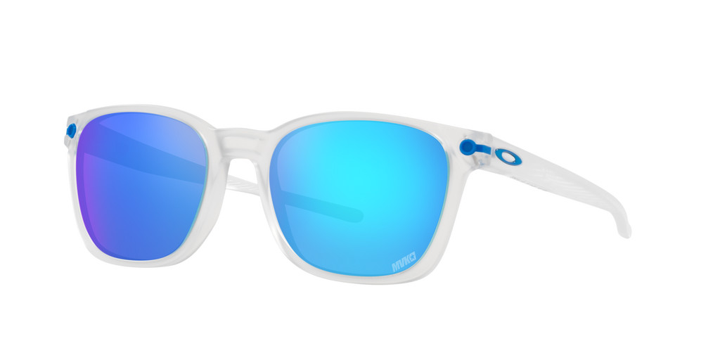 Oakley sunglasses white frame blue lens online