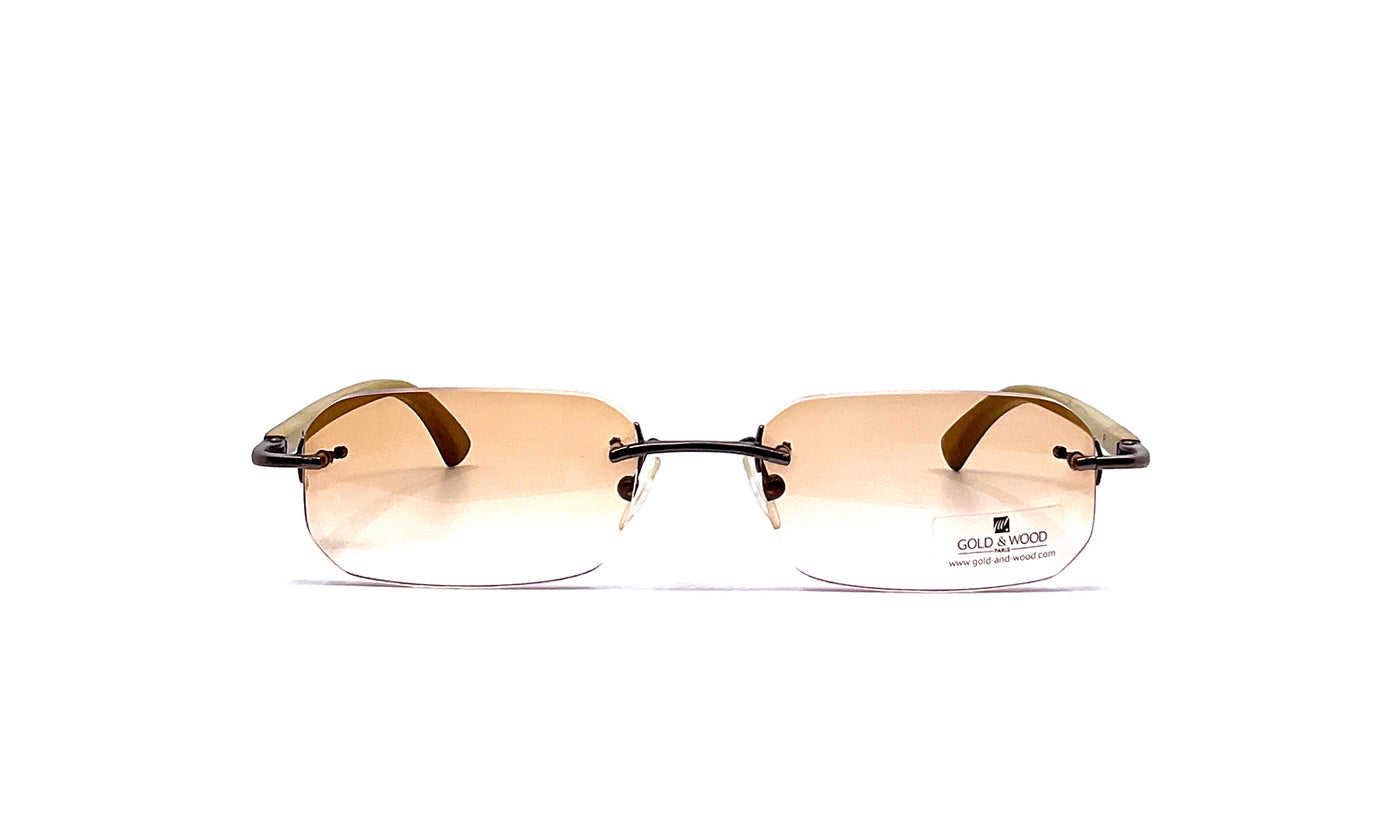 Gold and wood sunglasses best sale