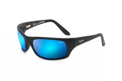 Maui Jim - Peahi (Black Matte Rubber/Blue Hawaii)