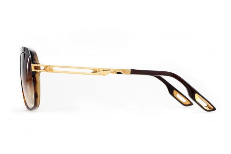 Maybach Eyewear - The MC I (Gold/Black/Classic Tortoise Gradient)