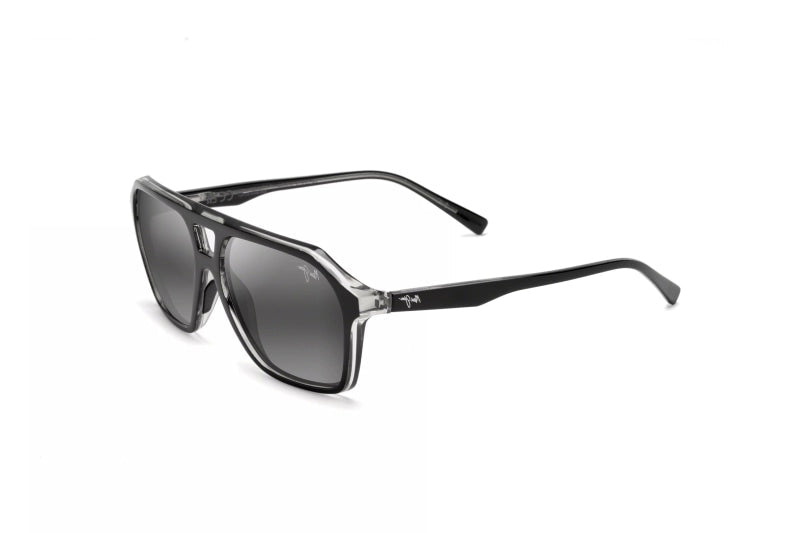 Maui Jim - Wedges (Black Gloss w/ Crystal Interior)