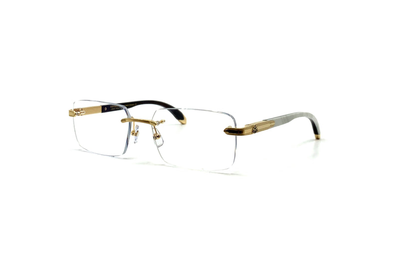 Maybach Eyewear - The Symphony I (Gold/White Marble/Black)